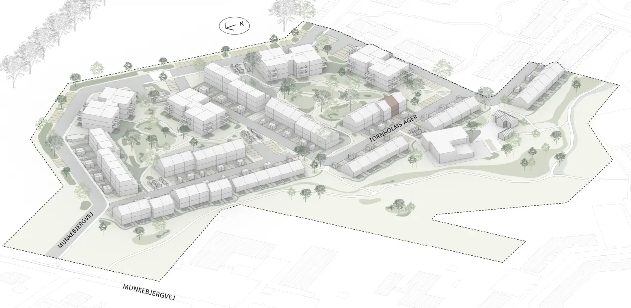 Rækkehus, Tornholms Ager 101, billede 2 af 2