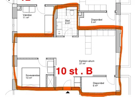 Lejlighed, Rådhusgården 10, St. B, billede 4 af 9