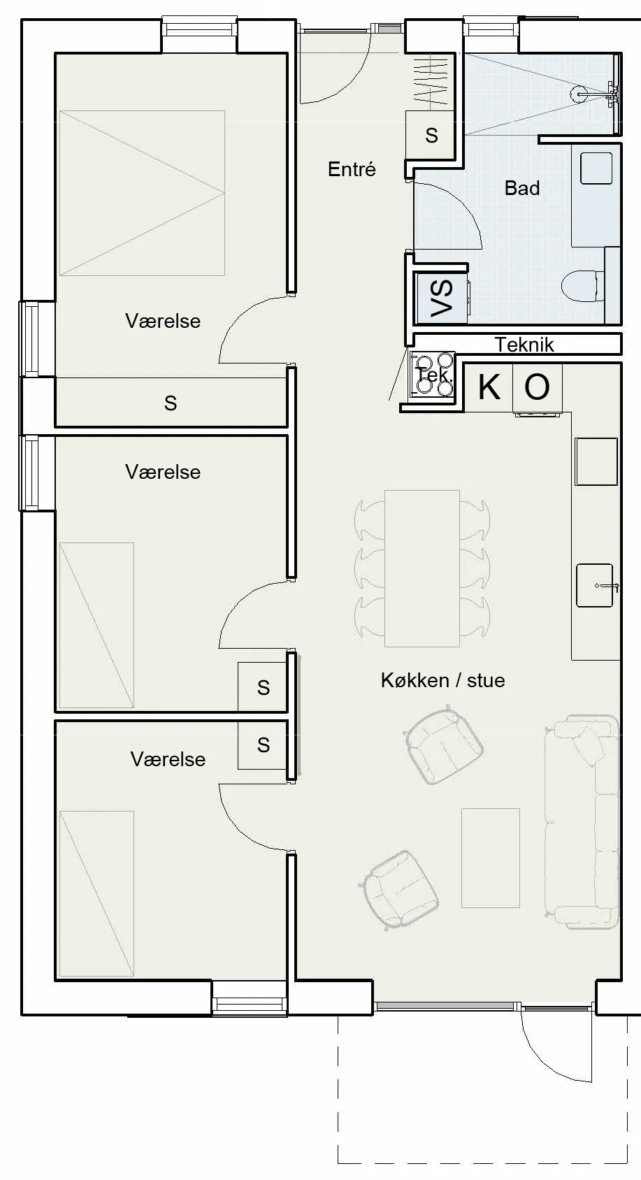 Lejlighed, Valdemarsgade 96, B2 Nr. 32, billede 5 af 5