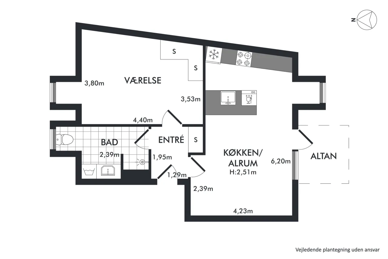 Lejlighed, Svendborg, Dronningemaen 23, 1. tv., billede 2 af 11