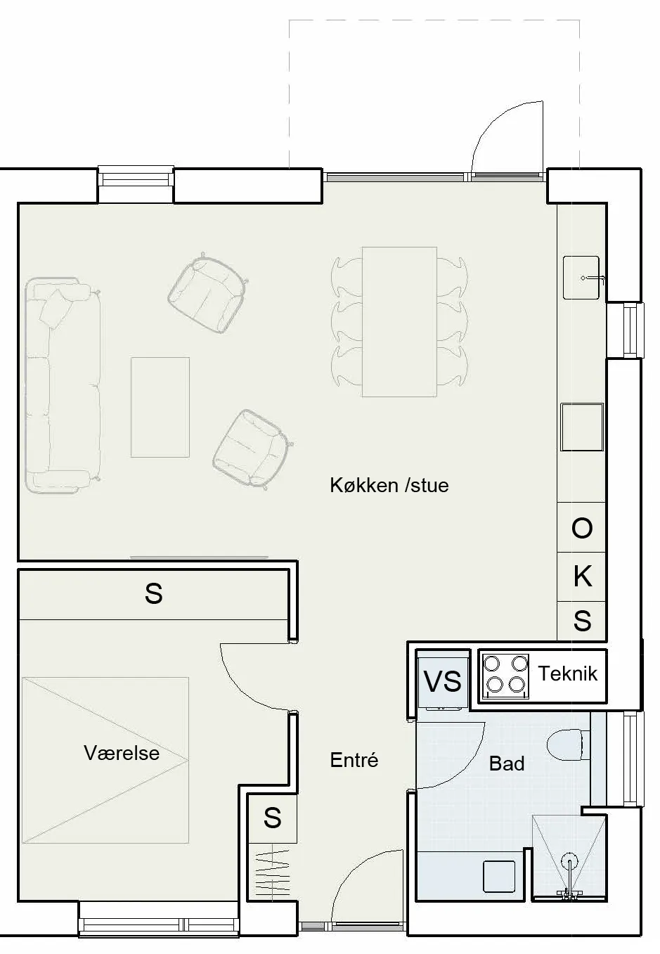 Lejlighed, Valdemarsgade 96, B3 Nr. 44, billede 5 af 5