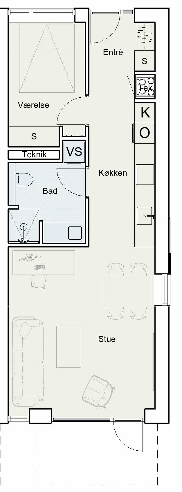 Lejlighed, Valdemarsgade 96, B2 Nr. 39, billede 5 af 5