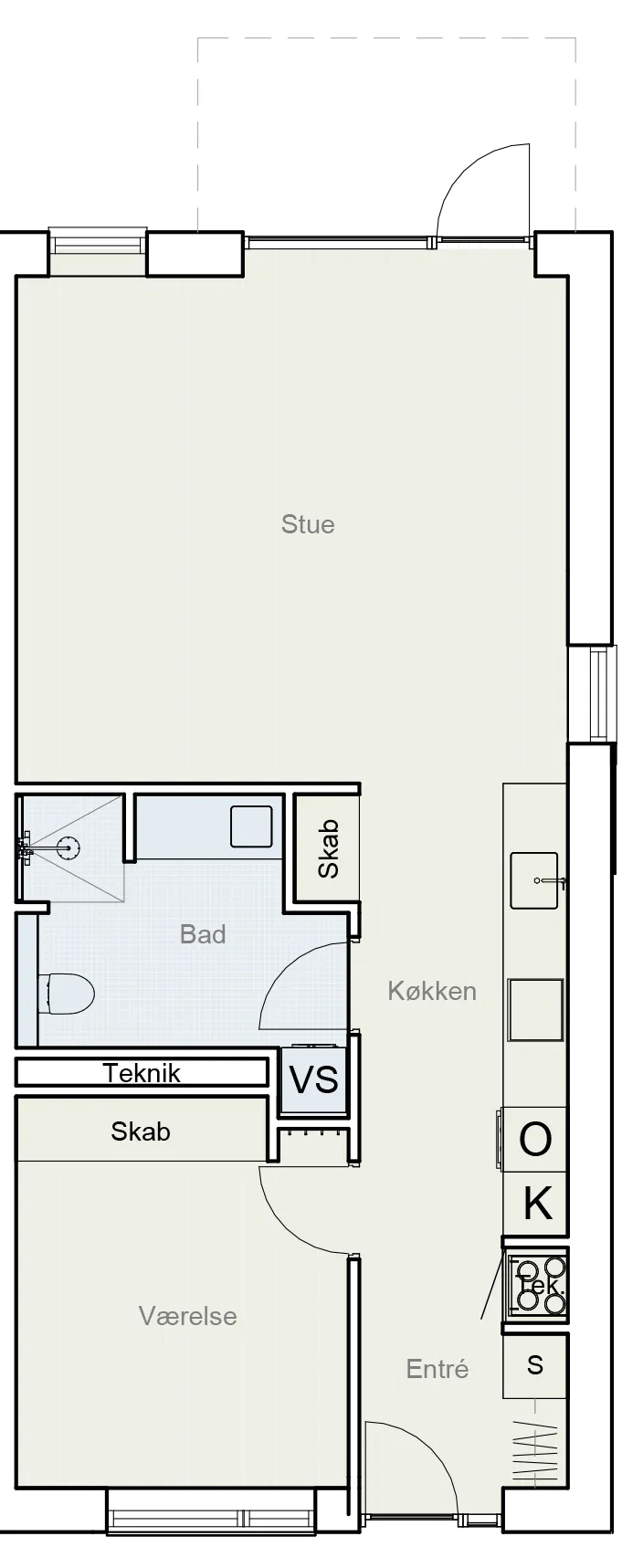 Lejlighed, Valdemarsgade 96, B1 Nr. 7, billede 5 af 5