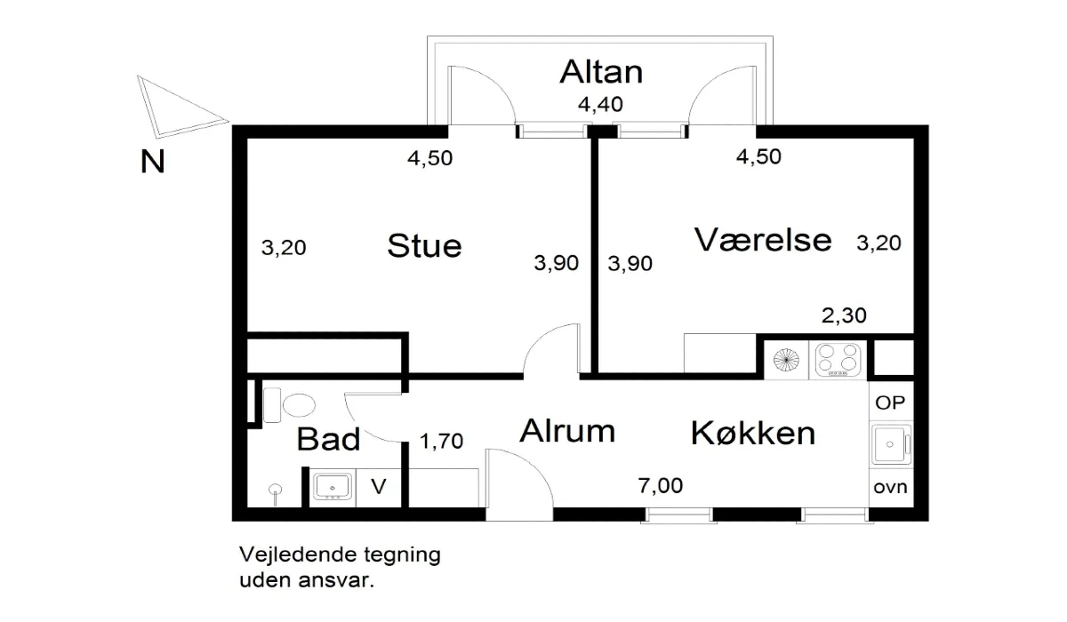 Lejlighed, Risskov, Møllehatten 1, 2. 1, billede 3 af 10
