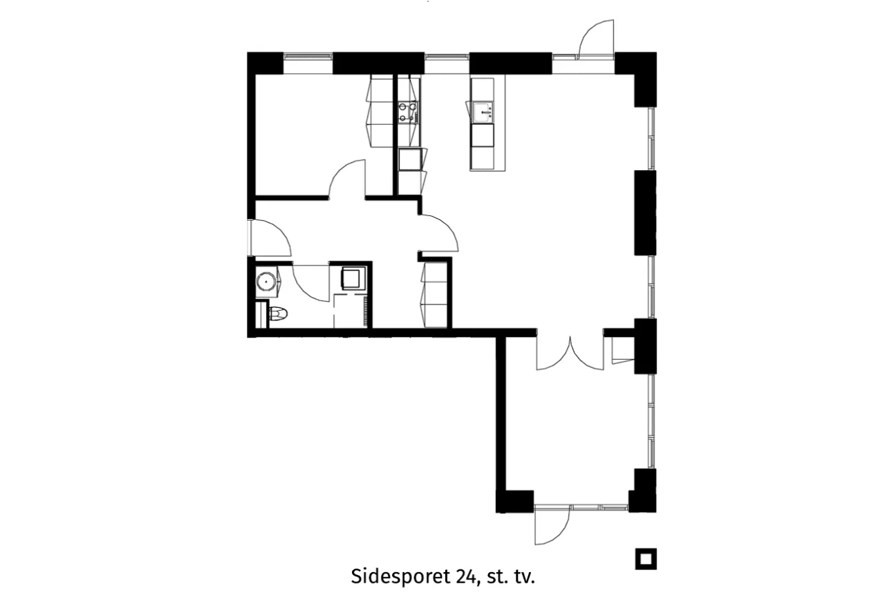 Lejlighed, Sidesporet 24, st. tv., billede 3 af 6