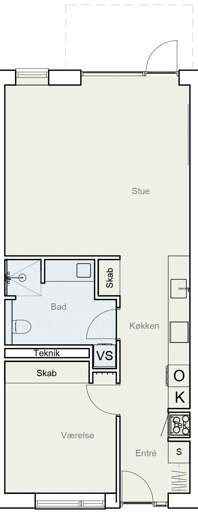Lejlighed, Valdemarsgade 96, B1 Nr. 5, billede 5 af 5