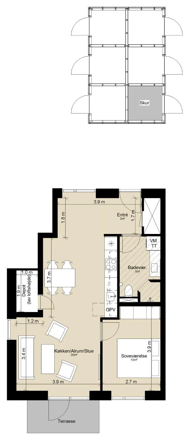 Lejebolig, Randøjevej 117, st., B, billede 1 af 2