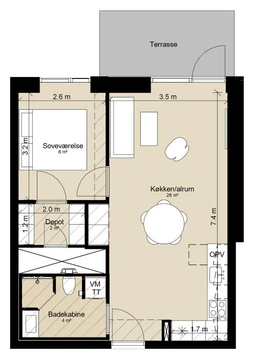 Lejlighed, Randøjevej 121, st., 3, billede 1 af 2