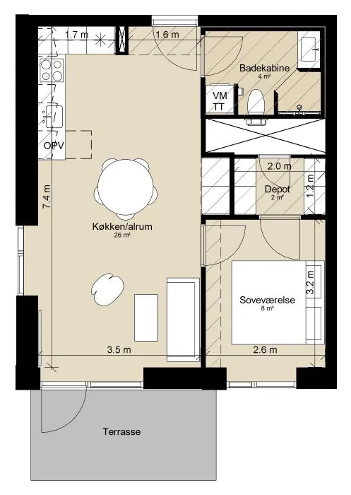 Lejlighed, Randøjevej 121, st., 6, billede 1 af 2