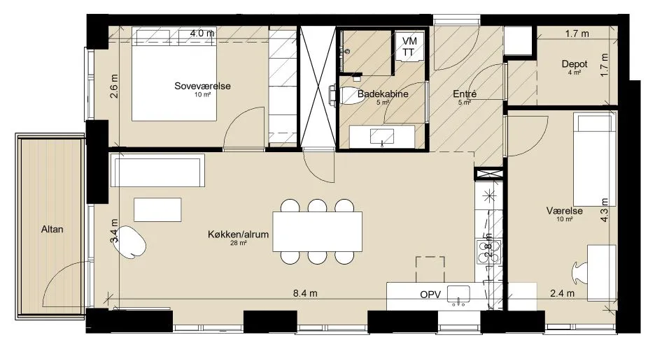 Lejlighed, Randøjevej 121, 1. sal, 4, billede 1 af 2